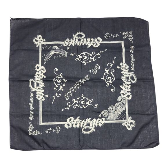 Other - 1985 Sturgis Motorcycle Rally Vintage Bandana For Bikers Only